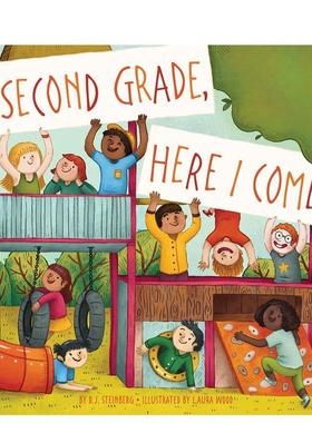 【现货】二年级我来了SECOND GRADE英文儿童绘本人际关系SteinbergGrosset & Dunlap3-6岁进口原版书9780515158083