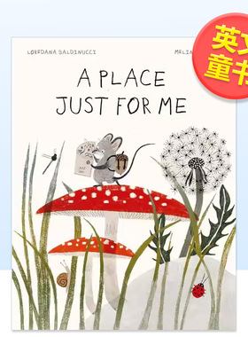 【预售】属于我的小天地A Place Just for Me英文儿童绘本自我认知情绪管理Loredana Baldinucci精装Greystone books6-9岁进口原版