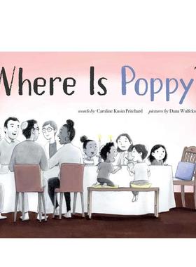 【预售】波比在哪里？英文儿童绘本自我认知情绪管理进口原版书精装Where Is Poppy?PRITCHARD  CAROLINE KUSINS&S Books for Yo