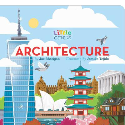 【现货】小小天才建筑Little Genius Architecture英文儿童绘本交通工具城市人文3-6岁精装Joe Rhatigan  Jomike Tejido进口原版书