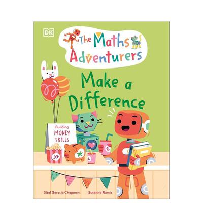 【数学冒险家】改变世界的数字【The Math Adventurers】Make a Difference英文儿童绘本知识百科精装Sital Gorasia Chap