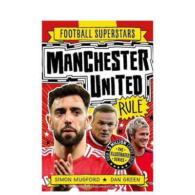 【预售】足球明星特辑：曼联王者之路 【Football Superstars】Manchester United Rule 原版英文儿童漫画