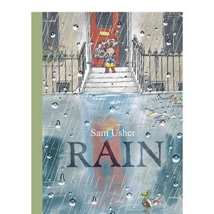 Sam Publishing 英国插画师萨姆 英文儿童绘本插画师3 6岁进口原版 Rain 雨 厄舍 Templar 书Usher 预售