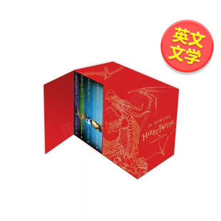英文文学小说Harry Childr Bloomsbury Complete 预售 哈利波特全集盒装 Collection进口原版 Box Potter Rowling Set 书JK The