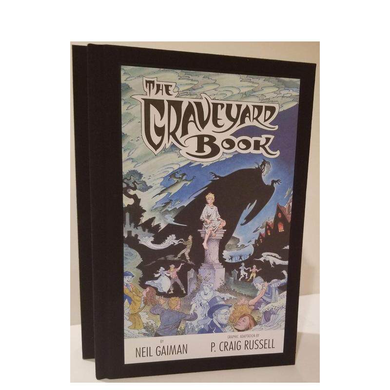 【现货】墓地书漫画小说单卷特别限量版Graveyard Book Graphic Novel Single英文儿童分阶阅读GaimanHarperAlley进口原版书