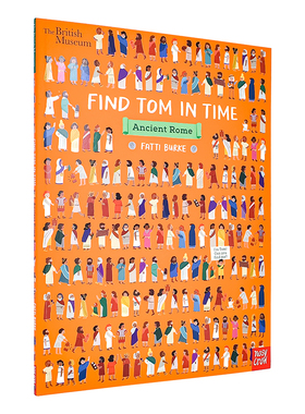 【预售】大英博物馆：寻找汤姆：古罗马英文儿童绘本IP系列进口原版书平装British Museum: Find Tom in Time: Ancient Rome Fatt