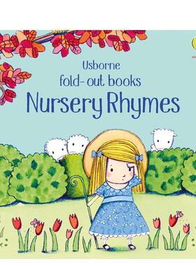 【现货】【风琴状折叠书】童谣【Fold-out】Nursery Rhymes英文儿童趣味Fiona Watt精装Usborne children’s books6-9岁进口原版书