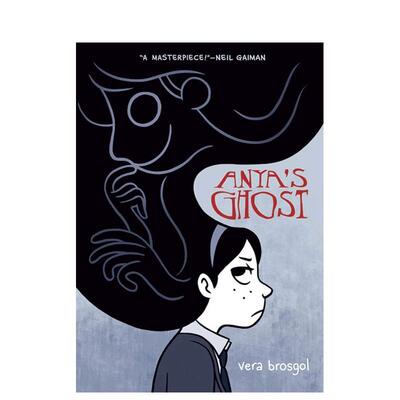 【预售】【凯迪克奖得主Vera Brosgol】安娜的幽灵朋友Anya's Ghost英文儿童漫画Vera Brosgol平装first second进口原版书9781596