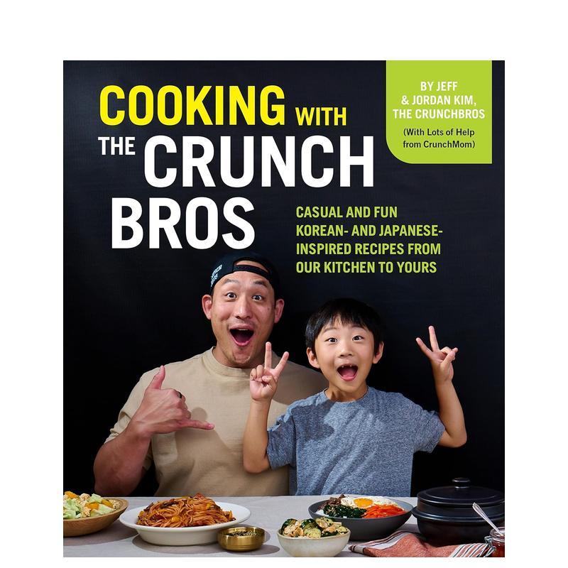【预售】跟外国超级网红学简单美味的韩式和日式料理Cooking with the CrunchBros英文餐饮Jeff and Jordan Kim精装Harvard Commo