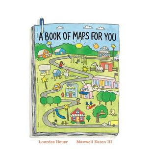 书Lourdes Book Maps Heuer House You英文儿童绘本虚构类3 for 进口原版 6岁精装 预售 图集之书A Holiday