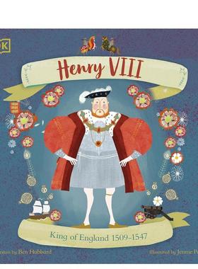 【现货】【历史上的伟大领袖】亨利八世【History's Great Leaders】Henry VIII英文儿童绘本人物传记Ben Hubbard平装DK Children