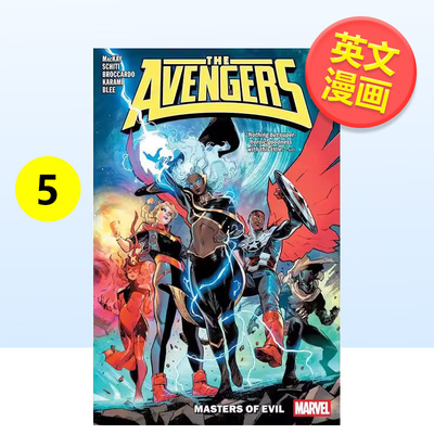 【预售】【Marvel】复仇者联盟 by杰德麦凯 卷5邪恶大师Avengers By Jed Mackay Vol. 5: Masters Of Evil英文漫画图书Valerio Sc