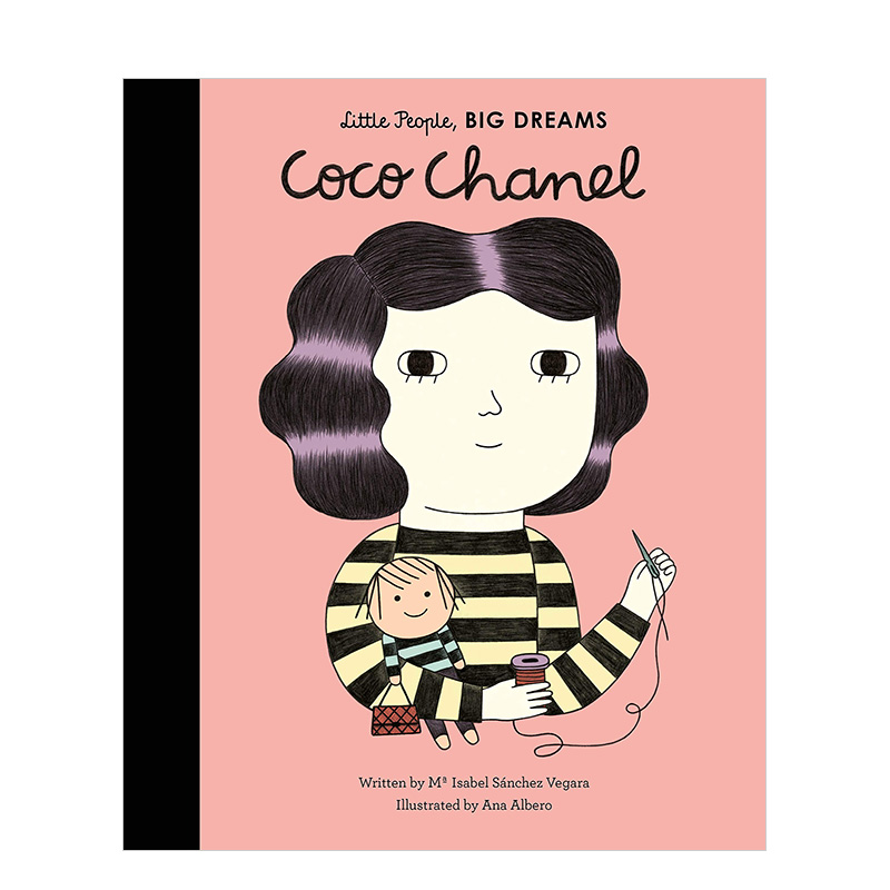 【现货】【小人物，大梦想】香奈儿Coco Chanel 3-6岁儿童美术音乐启蒙彩图英文艺术绘本早教学前教育人物故事进口图书