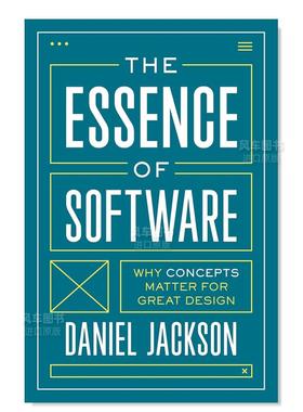 【预售】软件的本质为什么概念对于伟大设计很重要英文社会科学进口原版外版书简装14岁以上The Essence of Software Why Concep