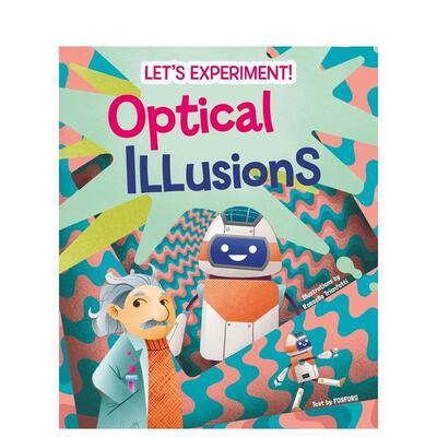 【预售】视觉幻象实验手册Optical Illusions 英文儿童绘本知识百科Matteo Crivellini精装White star进口原版书9788854417304