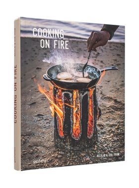 【预售】【米其林星级餐厅Knystaforsen】火上烹饪Cooking on Fire英文餐饮精装Eva Helbaek Tram进口原版书Die Gestalten Verlag