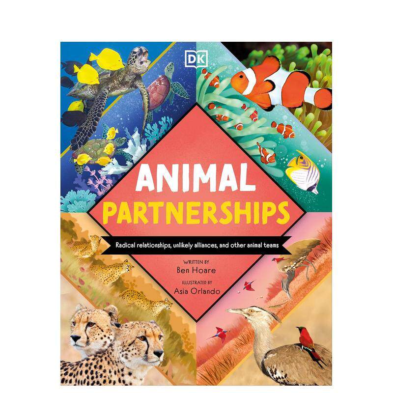 【现货】【野生动物奇观】动物生存联盟【Wonders of Wildlife】Animal Partnerships英文儿童绘本知识百科Ben Hoare精装6-9岁DK