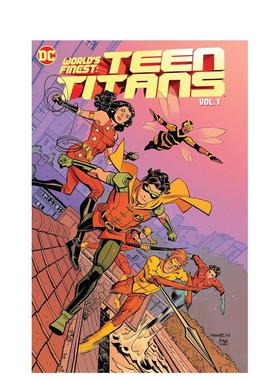 【现货】【DC Comics】世界佳少年泰坦英文漫画精装进口原版书World's Finest: Teen Titans Waid  Mark