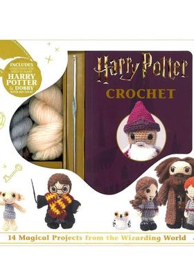 【现货】哈利波特钩针编织Harry Potter Crochet Crochet Kits英文手工制作Lucy Collin进口原版书Thunder Bay Press9781684128877