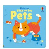 滑动探索 children’s See and Watt纸板书Usborne 趣味机关书 books进口原版 书 Pets英文儿童趣味Fiona 宠物 Slide 预售