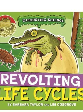 【预售】恶心科学令人作呕的生命周期Disgusting Science英文儿童绘本动物生态环保Barbara Taylor精装Wayland6-9岁进口原版书978