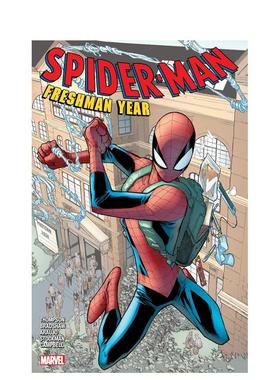 【预售】【Marvel】蜘蛛侠新生英文漫画简装进口原版书SPIDER-MAN: FRESHMAN YEAR Humberto Ramos  Robbie Thompson  Nick Brad