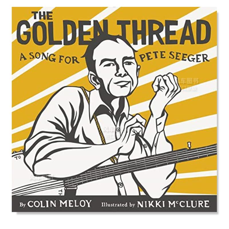 【现货】金线英文儿童绘本人物传记进口原版书Golden Thread, The Meloy著Balzer & Bray出版