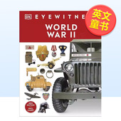 War 预售 第二次世界大战 Eyewitness II英文青少年读物9 DKEyewitness 书DK 12岁进口原版 World Children