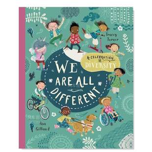 庆典 书简装 预售 ：多样性 Different Cel All 英文儿童绘本自我认知情绪管理进口原版 我们都是不同 6周岁We 外版 Are