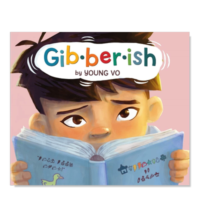 【预售】【国际扫盲协会图书奖】胡言乱语英文儿童绘本自我认知情绪管理进口原版外版书精装6岁-9岁GibberishYoung VoLevine Quer