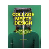 预售 Design英文平面设计数字媒体设计Jorge 拼贴画与设计图形设计和艺术中 剪切和粘贴Collage Meets Chamorro精装 Hoaki进口