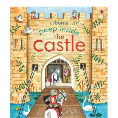 【预售】【洞洞书】城堡【Peep Inside】the Castle英文儿童趣味Anna Milbourne Felicita Sala精装Usborne children’s books进口