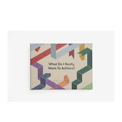 【预售】我真正想要实现什么 一款帮助你聚焦人生目标和优先事项的工具卡What Do I Really Want To Achieve?英文文创卡牌The Sch