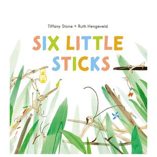 【现货】六根小树枝Six Little Sticks英文儿童语言概念启蒙3-6岁精装进口原版书Tiffany Stone Greystone books