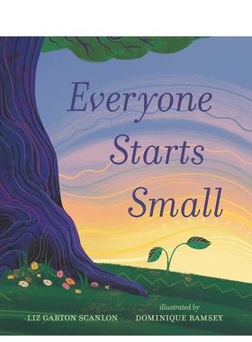 【预售】每个人都从小事做起英文儿童绘本动物生态环保精装进口原版书6岁-9岁Everyone Starts SmalLiz Garton Scanlon  Dominiq