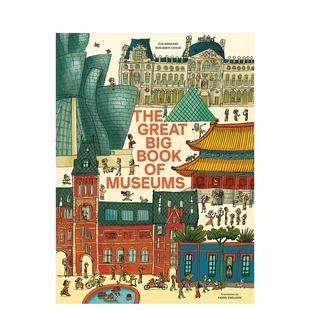 Red Pres Great Museums英文儿童绘本知识百科éva Book 博物馆奇妙大书环球13大博物馆巡礼The Big Comet Bensard精装 预售