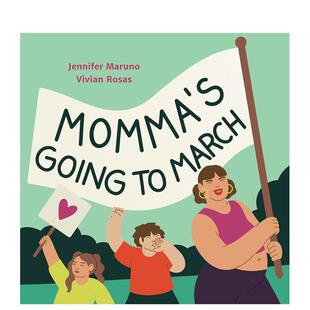 【现货】妈妈要去游行Momma's Going to March英文儿童绘本交通工具城市人文Jennifer Maruno精装Groundwood Books3-6岁进口原版书