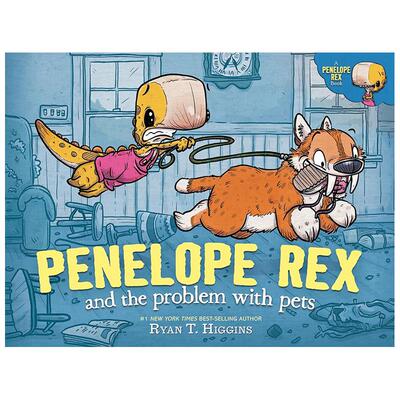 【现货】小恐龙佩妮上学记 养宠大挑战Penelope Rex and the Problem with Pets 英文儿童绘本动物生态环保HIGGINS精装Disney3-6岁