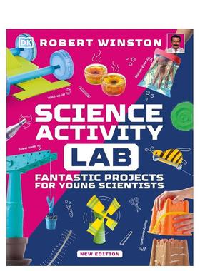 【现货】科学活动实验室Science Activity Lab英文儿童绘本知识百科Robert Winston精装DK Children9-12岁进口原版书9780241657027