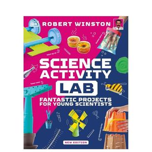 Activity Lab英文儿童绘本知识百科Robert 12岁进口原版 现货 书9780241657027 Children9 科学活动实验室Science Winston精装