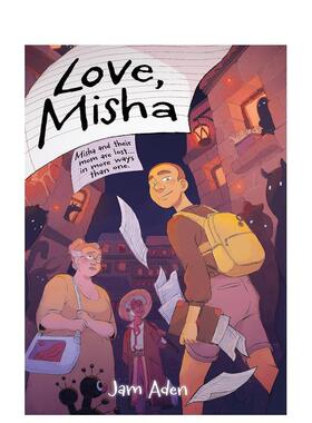 【预售】爱你的米莎Love Misha英文青少年读物3-6岁平装进口原版书Askel Aden first second