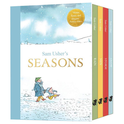 【现货】【Sam Usher】Seasons 四季 四本盒装 英文儿童本插画师 进口原版 3-6岁 Bob Graham