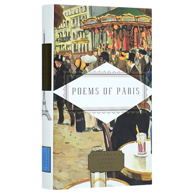【预售】巴黎诗歌英文文学诗歌进口原版外版书精装【Pocket Poets】Poems of Paris EmilyFragos Everyman's Library (US)