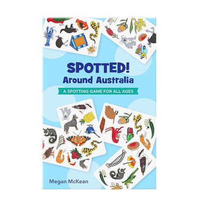 【现货】被发现 环游澳大利亚 老少皆宜的观察游戏Spotted! Around Australia A Spotting Game For All Ages英文生活综合Megan M