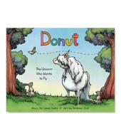 Wants Donut 多纳特：一只想飞 Unicorn 独角兽英文儿童绘本虚构类进口原版 The 预售 书精装 GehlRand 外版 FlyLaura Who