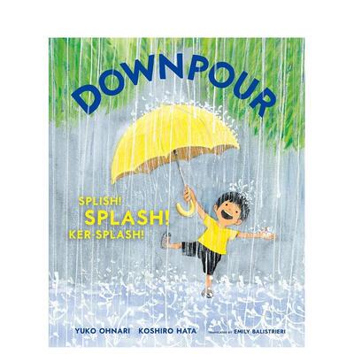 【现货】倾盆大雨Downpour英文儿童绘本虚构类Yuko Ohnari精装3-6岁Red Comet Press进口原版书