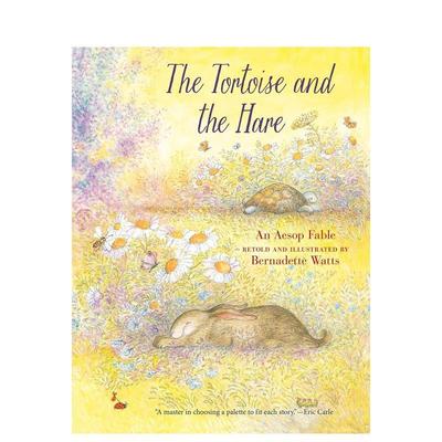 【现货】【Bernadette Watts】龟兔赛跑The Tortoise and the Hare英文儿童绘本插画师3-6岁精装Bernadette Watts进口原版书North
