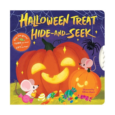 【现货】万圣节礼物捉迷藏Halloween Treat Hide-and-Seek英文儿童绘本 节日庆典2-4岁幼儿趣味