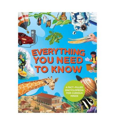 【预售】你需要知道的一切Everything You Need to Know英文儿童绘本知识百科Chancellor DeborahKingfisher 精装进口原版书97810