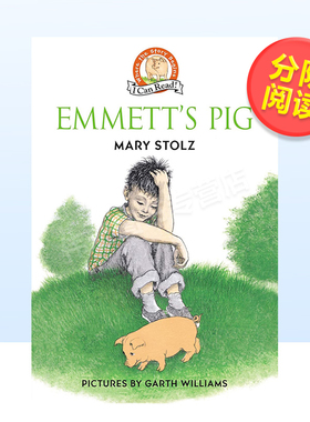 【现货】艾美特的猪英文儿童分阶阅读进口原版书Emmett’s Pig Stolz著Harpercollins出版